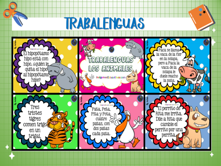 Ejemplos De Trabalenguas - Los Materiales Educativos