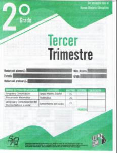 Evaluación tercer trimestre