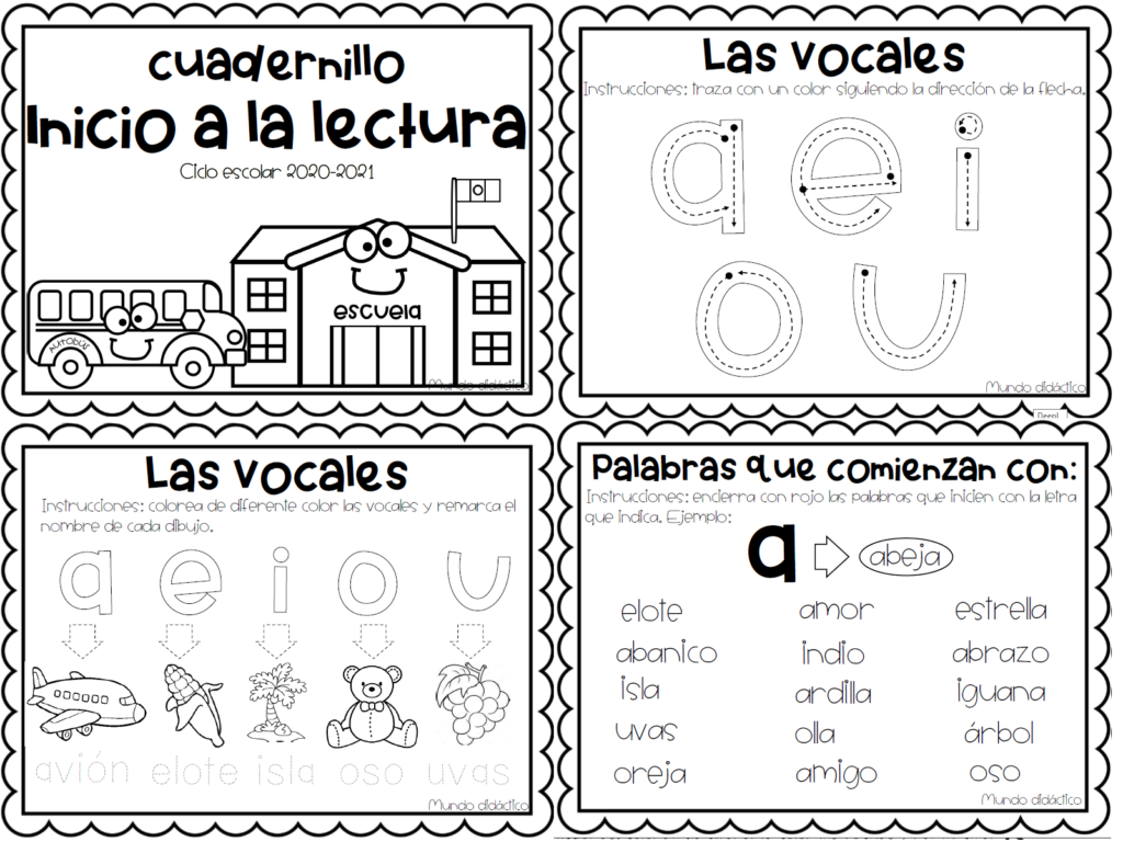 Actividades de inicio a la lectoescritura 5 Cuadernillo inicia a la lectura1