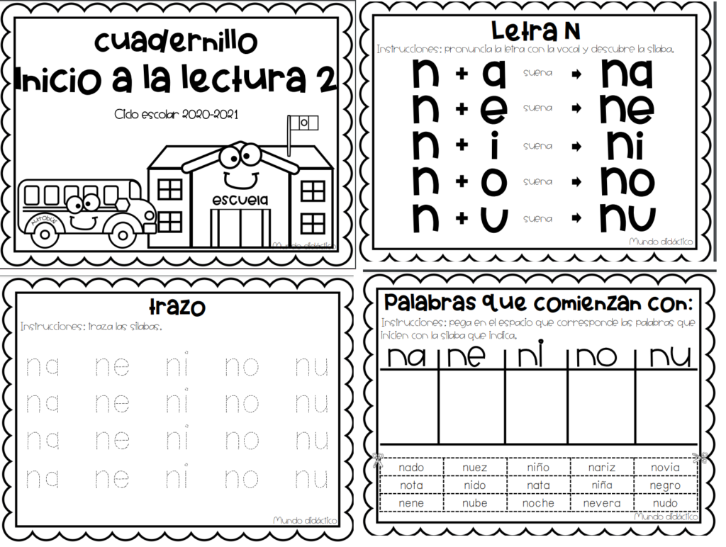 Actividades De Inicio A La Lectoescritura - Los Materiales Educativos