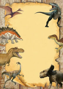 invitaciones dinosaurios imprimir gratis 19