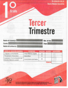 TERCER TRIMESTRE EVALUACIÓN