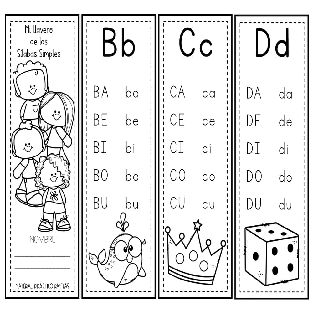 llavero de silabas