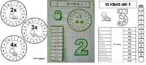 cuaderno interactivo de las tablas de multiplicar
