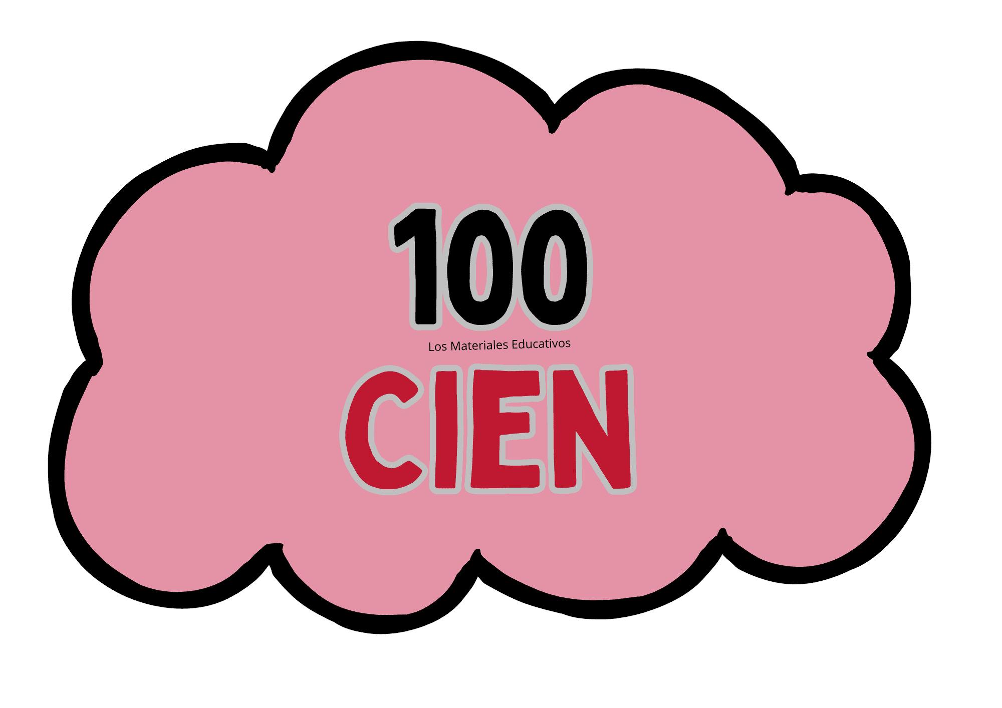 carteles de los numeros de 100 en 100 hasta 1000