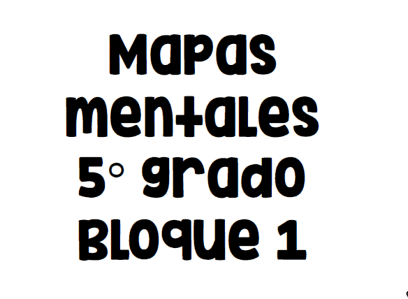 Esquemas Y Mapas Mentales Bloque 1 (3°, 4°, 5° Y 6°) - Los Materiales ...