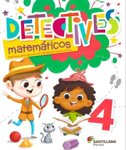 Libros de Detectives Matemáticos Todos los grados 1° hasta 6° 10 desafíos matemáticos 4°