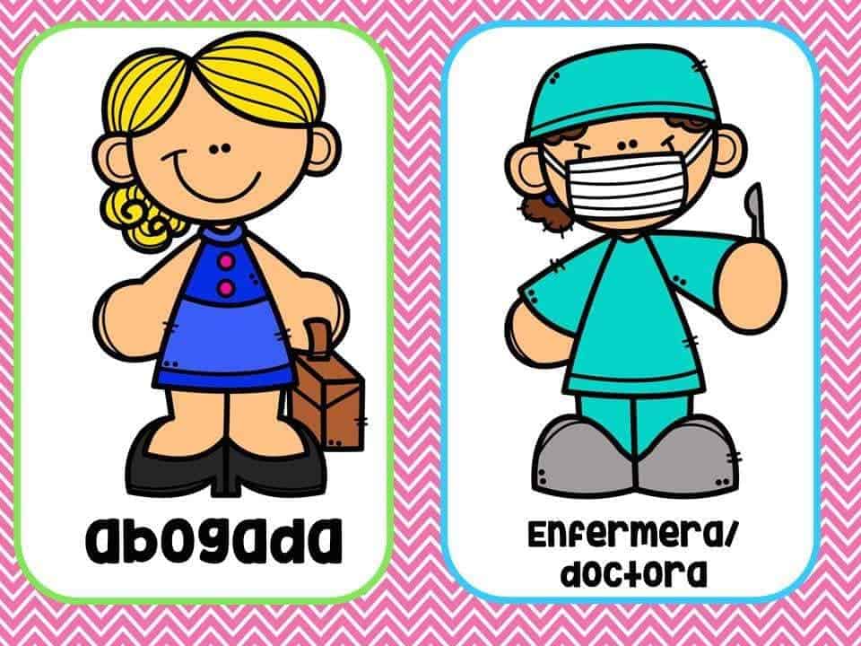 tarjetas oficios y profesiones