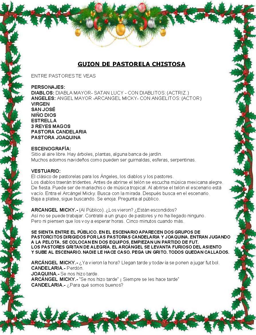 Pastorela navideña guión teatral PDF 36 PASTORELA GUION DE PASTORELA CHISTOSA.pdf · version 1 Pagina 1