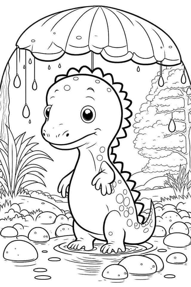 dibujos de dinosaurios para colorear 