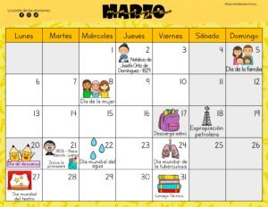 Calendario escolar 2022 2023 con fechas conmemorativas Pagina 08