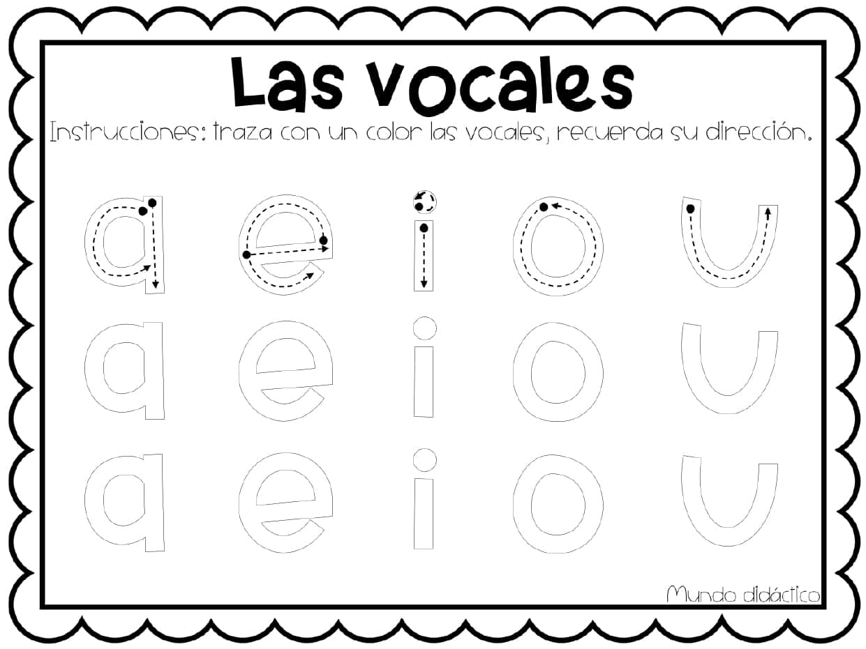 Actividades Con Las Vocales Los Materiales Educativos 