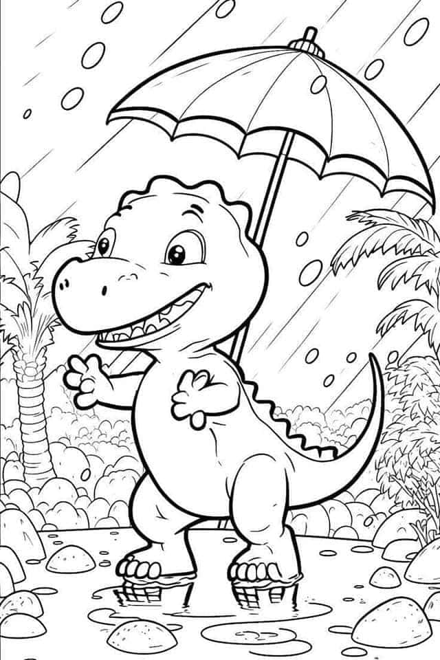 dibujos de dinosaurios para colorear 