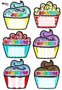 Carteles para cumpleaños en el aula - Los Materiales Educativos