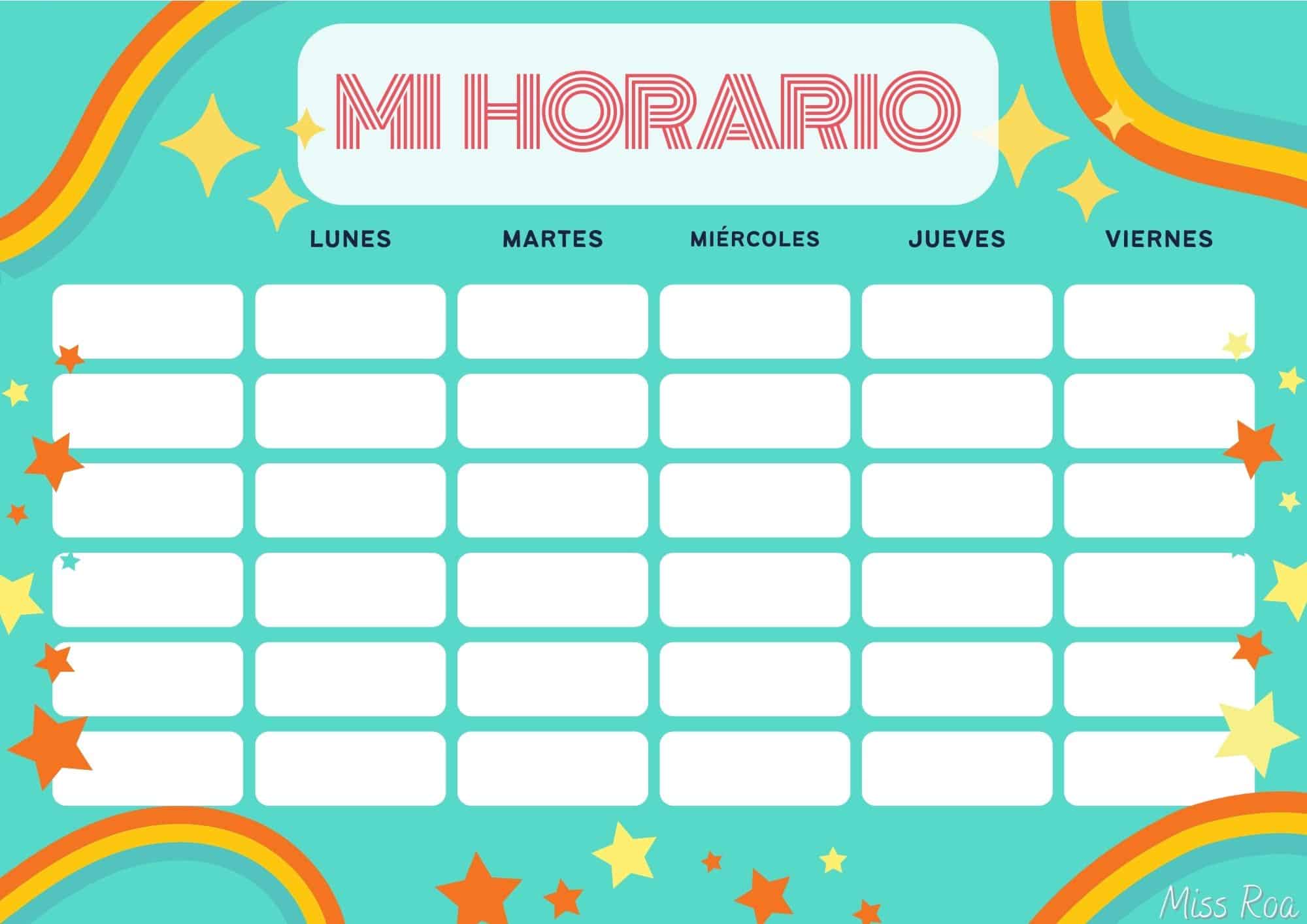 Horarios escolares 2023
