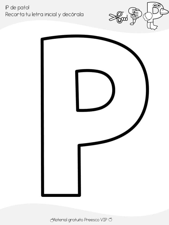 Actividades con la letra p