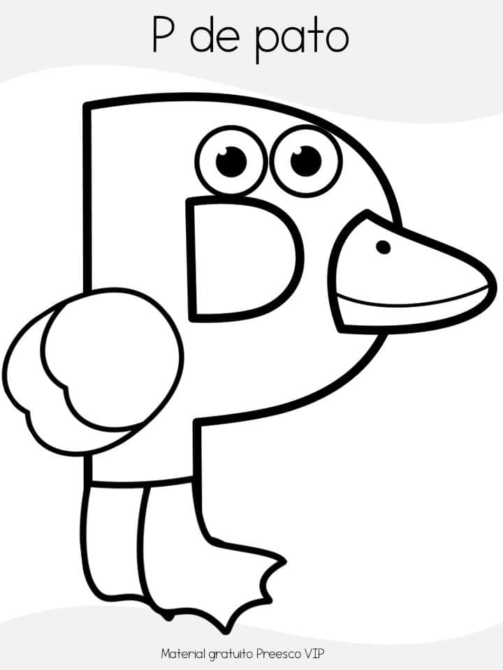 Actividades con la letra p