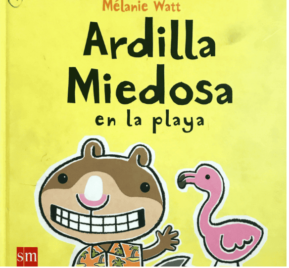 la ardilla miedosa en la playa cuento