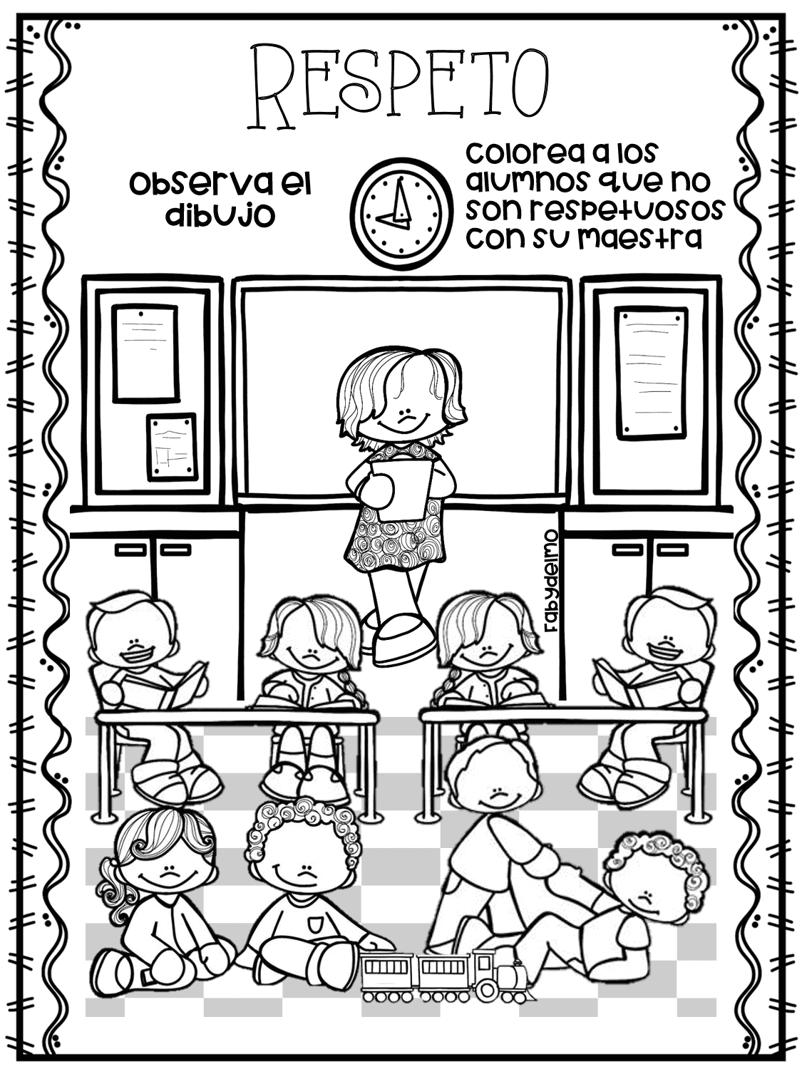 Calendario de Valores 2024-2025 20 actividades del respto